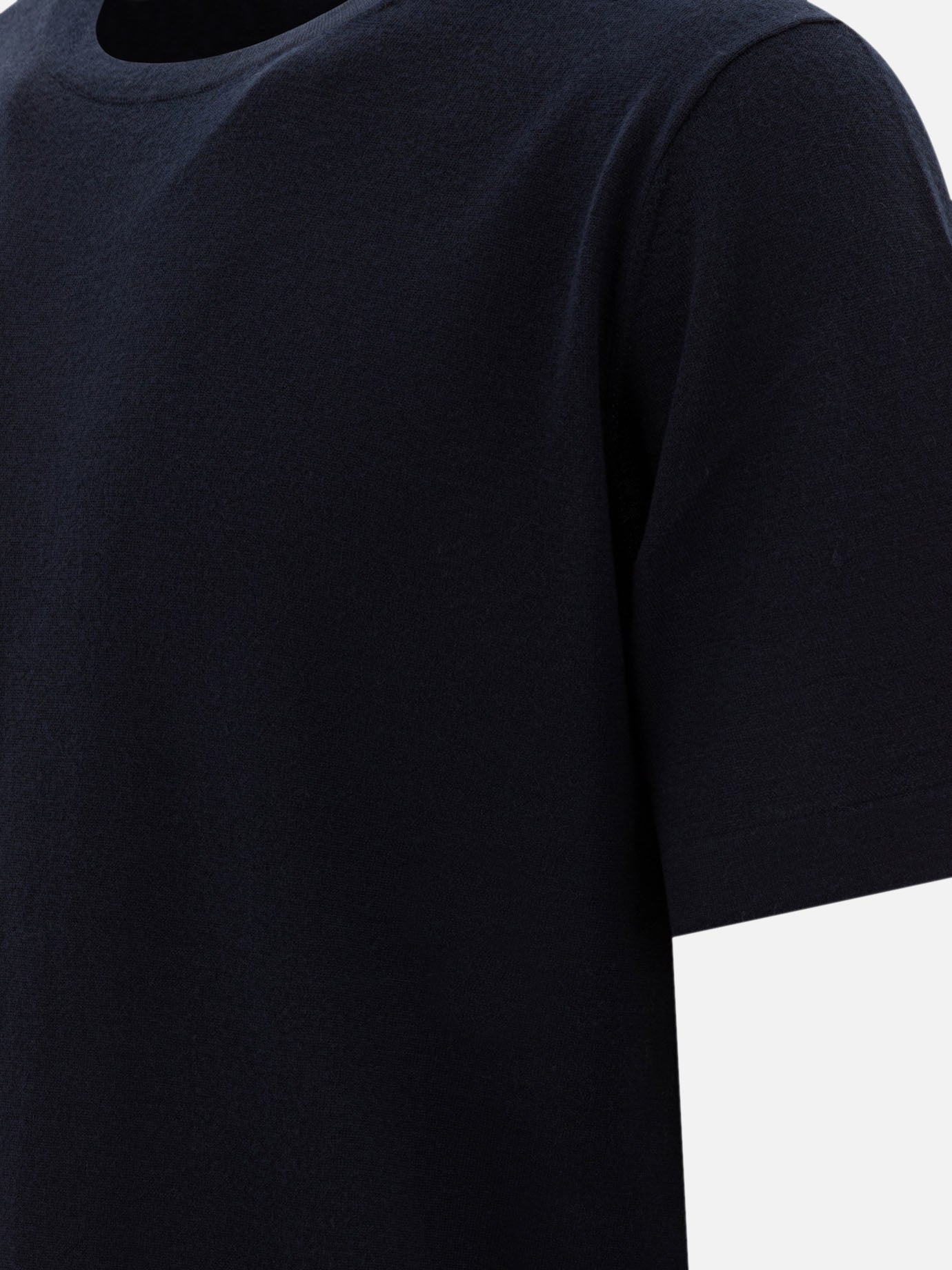 Crewneck t-shirts Solid colour  Blue - Vince Men | PDP | VIETTI Online Store | thumbnail_4