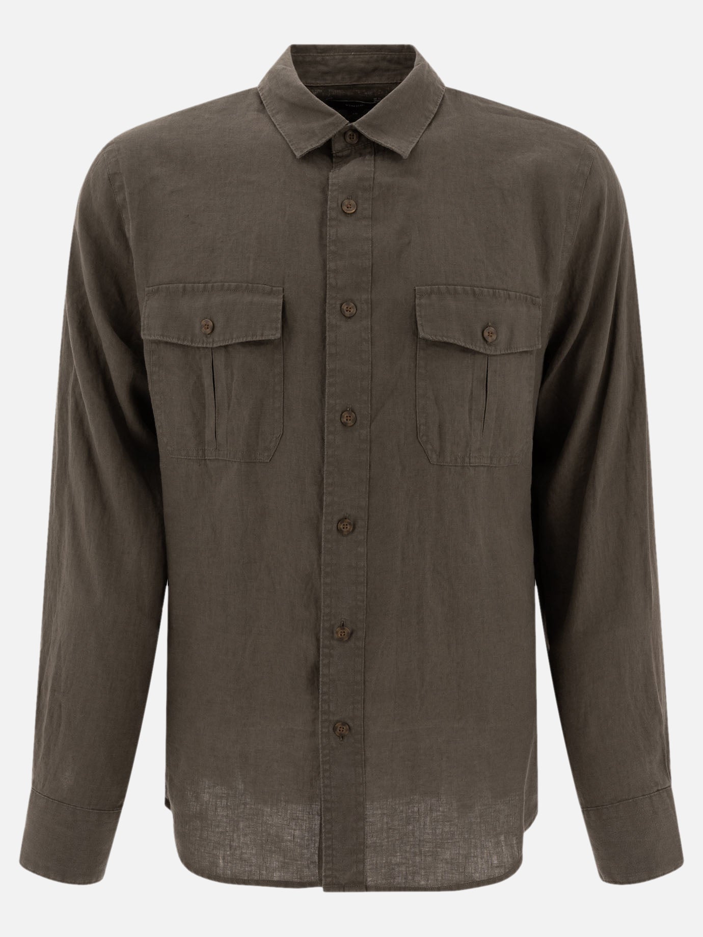 Casual shirts Solid colour  Green - Vince Men | PDP | VIETTI Online Store | Zoom-Modal
