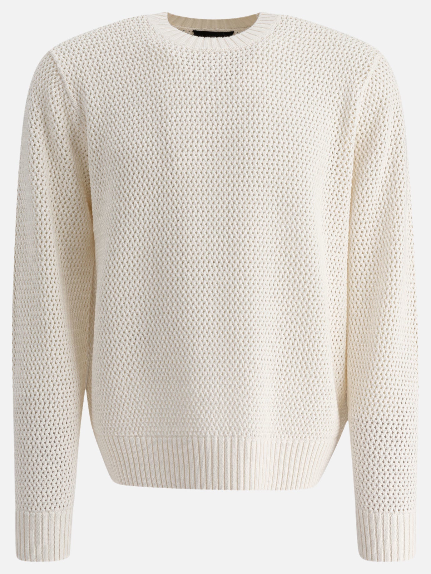 Crewneck sweaters Solid colour  White - Vince Men | PDP | VIETTI Online Store | thumbnail