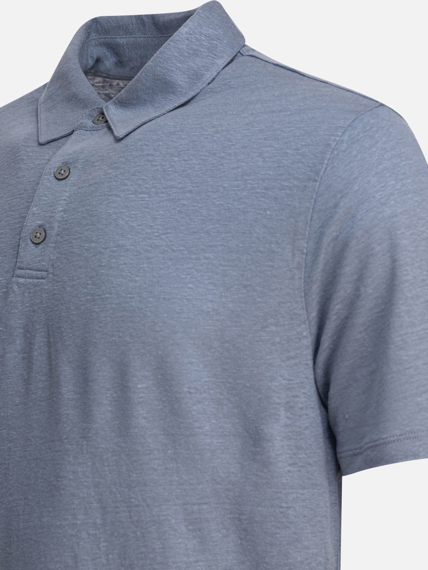 Polo shirts with buttons Solid colour  Light blue - Vince Men | PDP | VIETTI Online Store | thumbnail_4