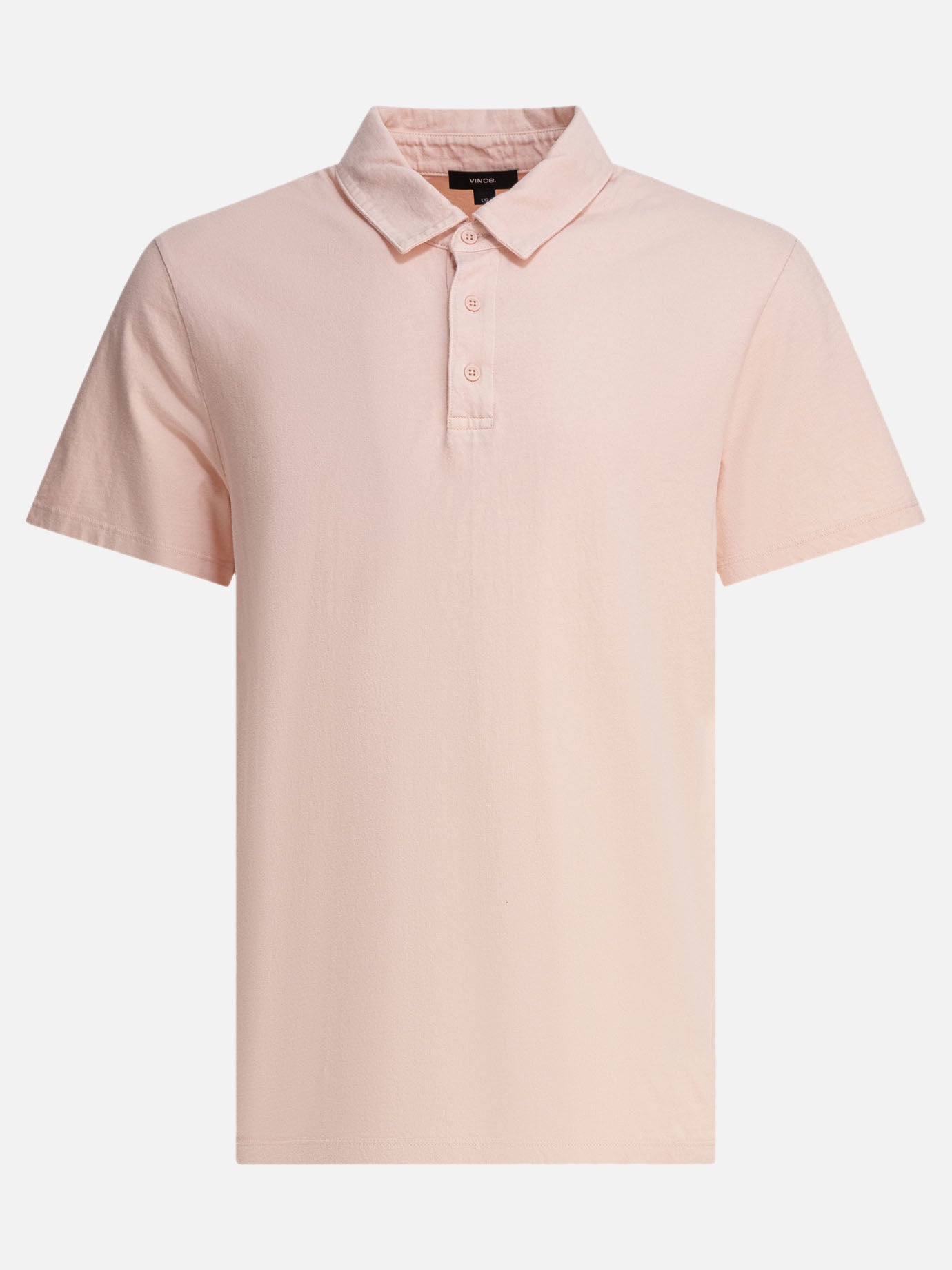 Polo shirts with buttons Solid colour  Pink - Vince Men | PDP | VIETTI Online Store | Zoom-Modal

