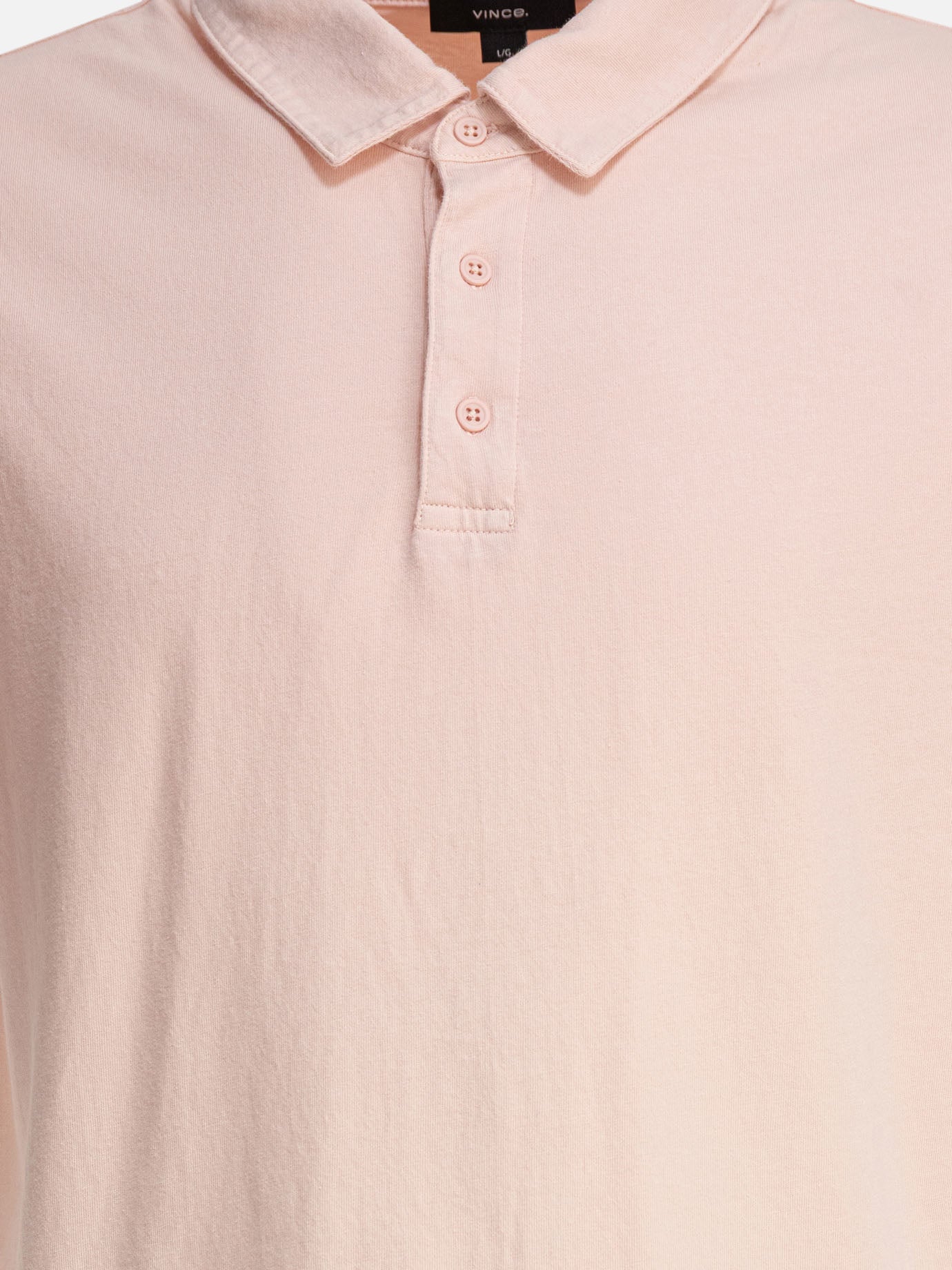Polo shirts with buttons Solid colour  Pink - Vince Men | PDP | VIETTI Online Store | Zoom-Modal_3
