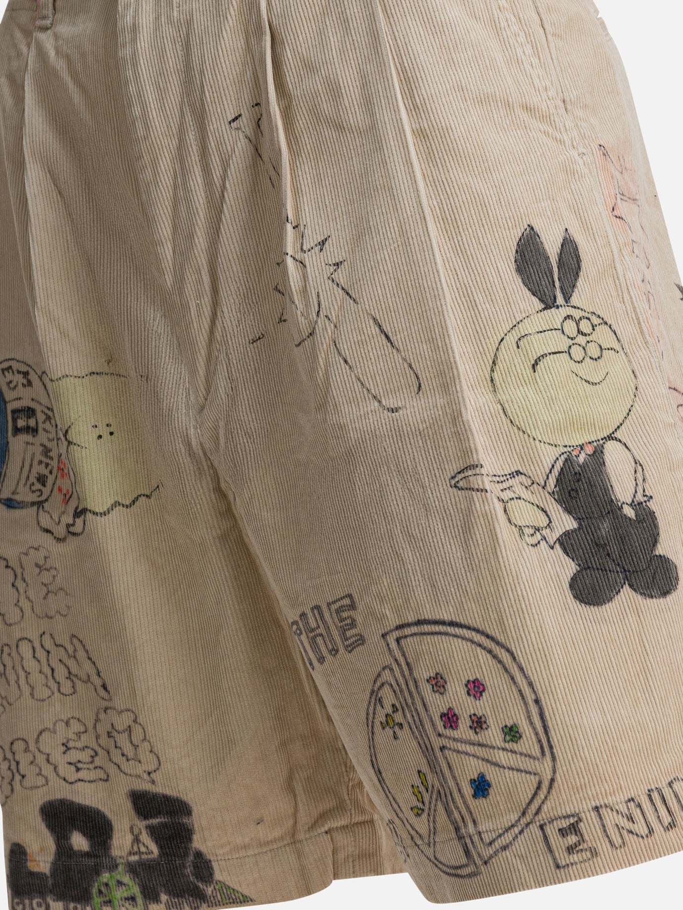 Five pockets shorts Print  Beige - KAPITAL Men | PDP | VIETTI Online Store | Zoom-Modal_4
