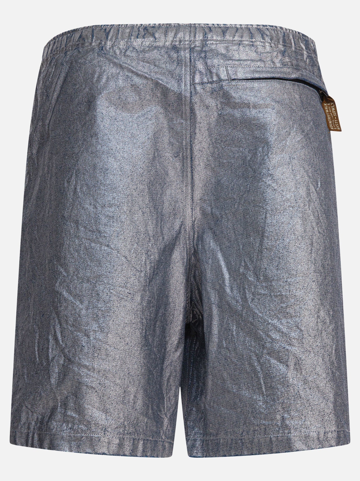 Drawstring shorts Solid colour  Silver - KAPITAL Men | PDP | VIETTI Online Store | thumbnail_2