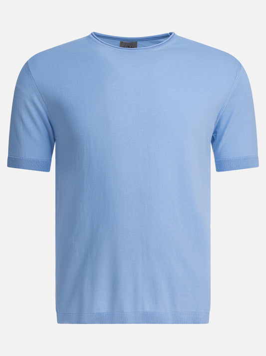 Crewneck t-shirts Solid colour  Light blue - Rakkì Men | PLP | VIETTI Online Store 
