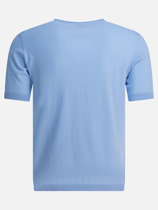 Crewneck t-shirts Solid colour  Light blue - Rakkì Men | PLP | VIETTI Online Store | 2
