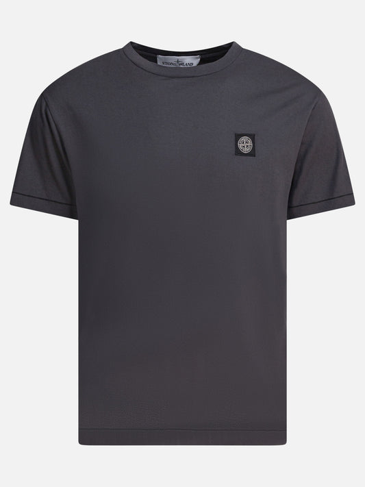 Crewneck t-shirts Logo  Grey - Stone Island Men | PLP | VIETTI Online Store 
