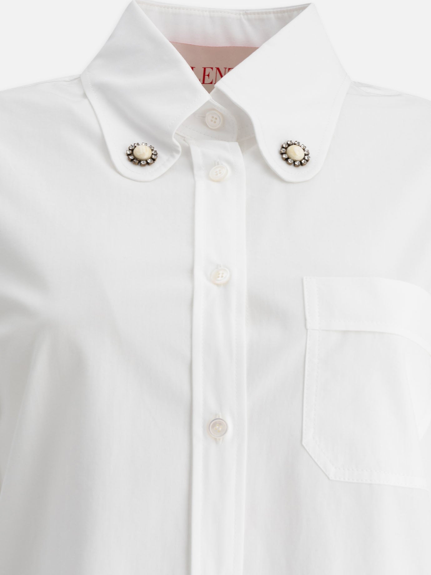 Casual shirts Solid colour  White - Valentino Women | PDP | VIETTI Online Store | Zoom-Modal_3
