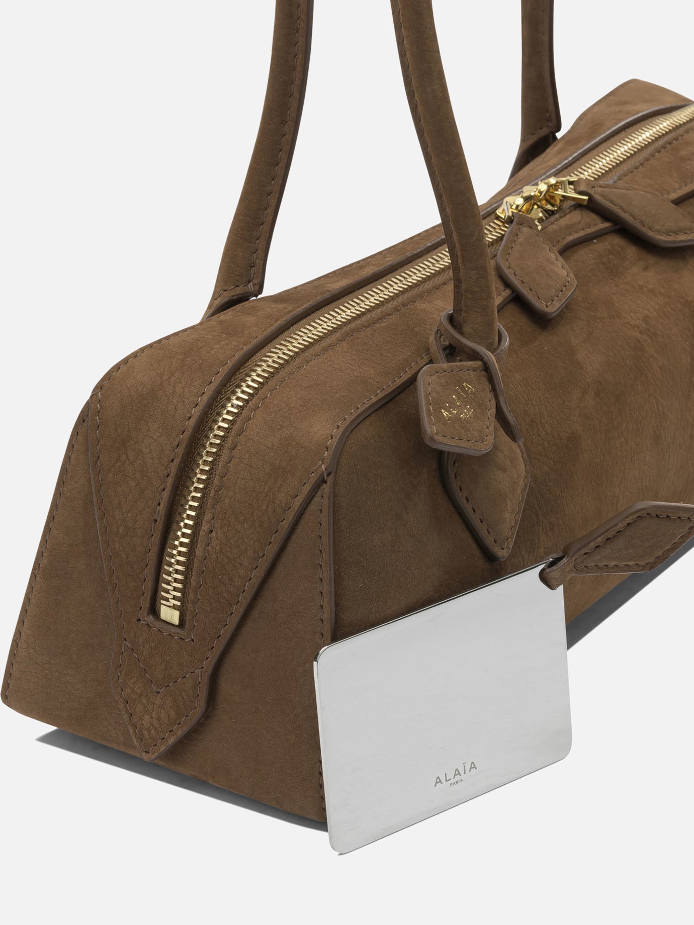 Medium bags 100% calfskin  Brown - Alaïa Women | PDP | VIETTI Online Store | Zoom-Modal_4
