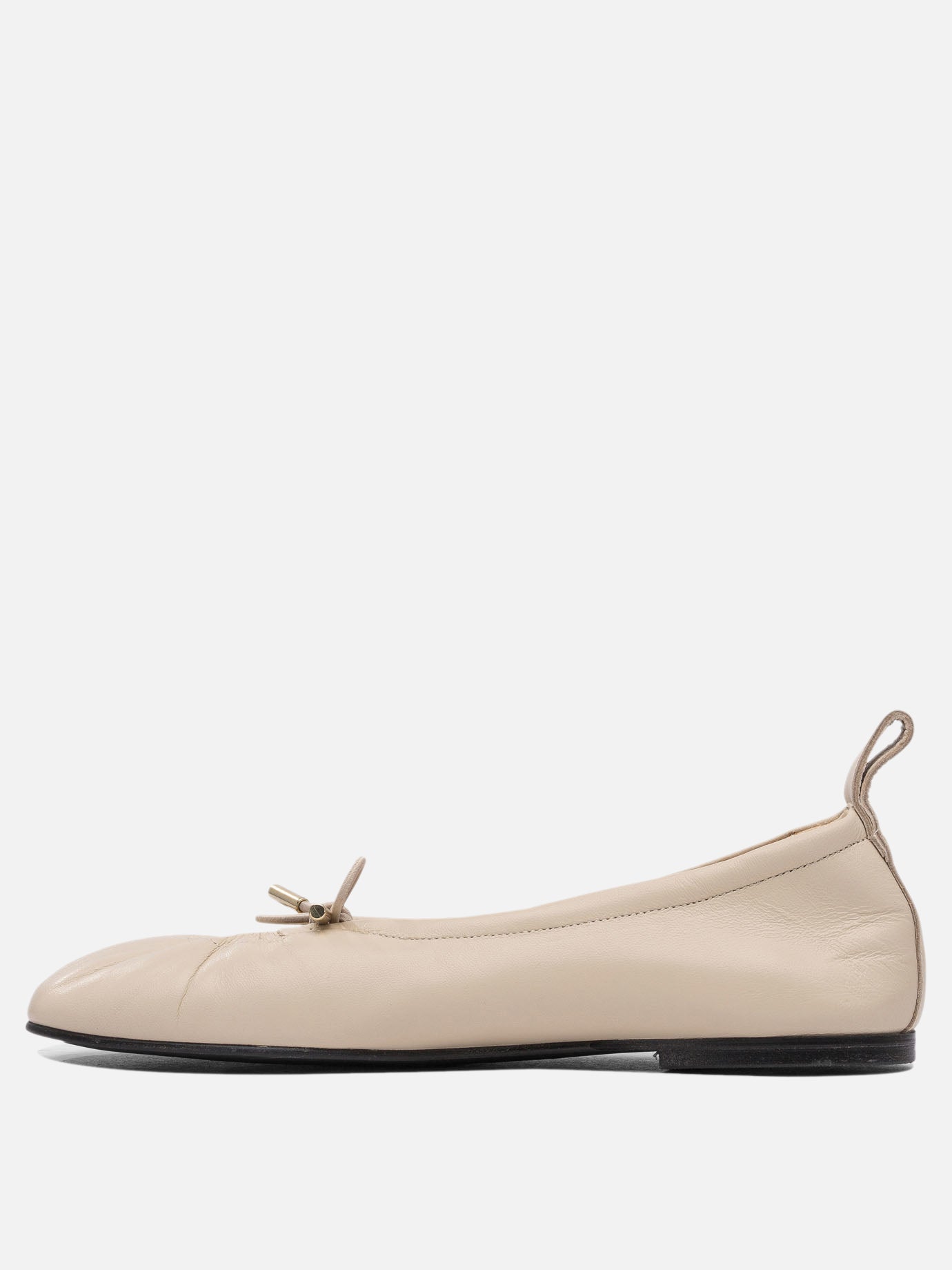 Classic ballet flats 100% leather  White - Alohas Women | PDP | VIETTI Online Store | thumbnail_3