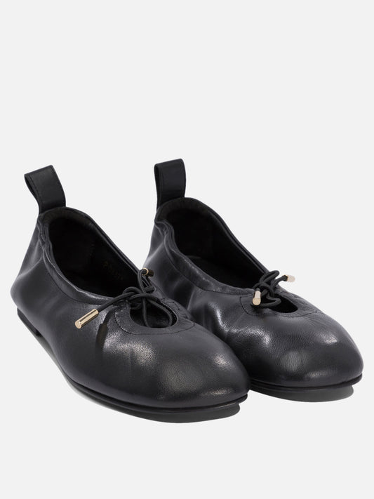 Classic ballet flats 100% leather  Black - Alohas Women | PDP | VIETTI Online Store | 2
