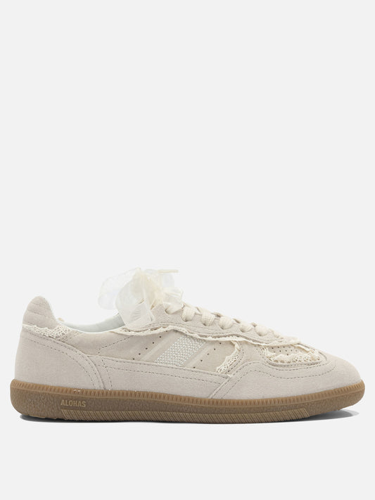 Low top sneakers 100% leather - 100% rubber  White - Alohas Women | VIETTI Online Store 
