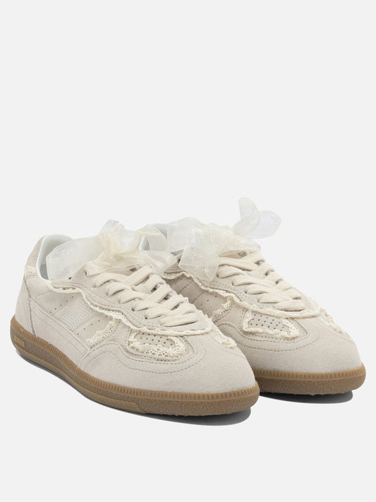 Low top sneakers 100% leather - 100% rubber  White - Alohas Women | VIETTI Online Store | 2
