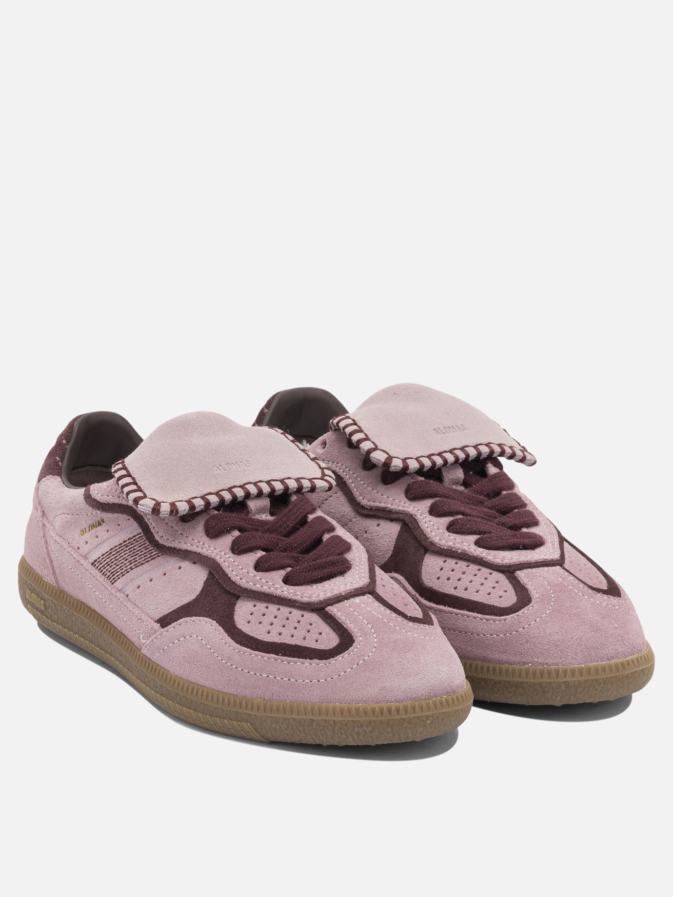 Low top sneakers 100% suede - 100% rubber  Pink - Alohas Women | PDP | VIETTI Online Store | thumbnail_2