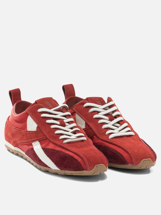 Low top sneakers 100% cow leather - 100% rubber  Red - Alohas Women | PDP | VIETTI Online Store | 2

