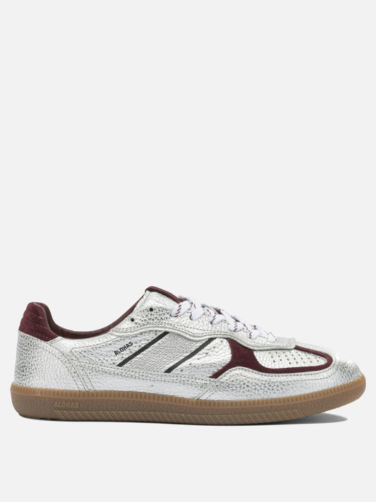 Low top sneakers 100% leather - 100% rubber  Silver - Alohas Women | VIETTI Online Store 
