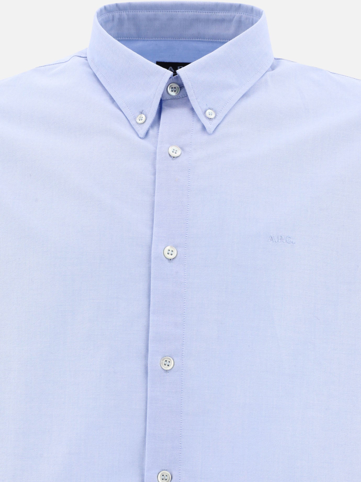 Casual shirts Logo  Light blue - A.P.C. Men | PDP | VIETTI Online Store | thumbnail_3