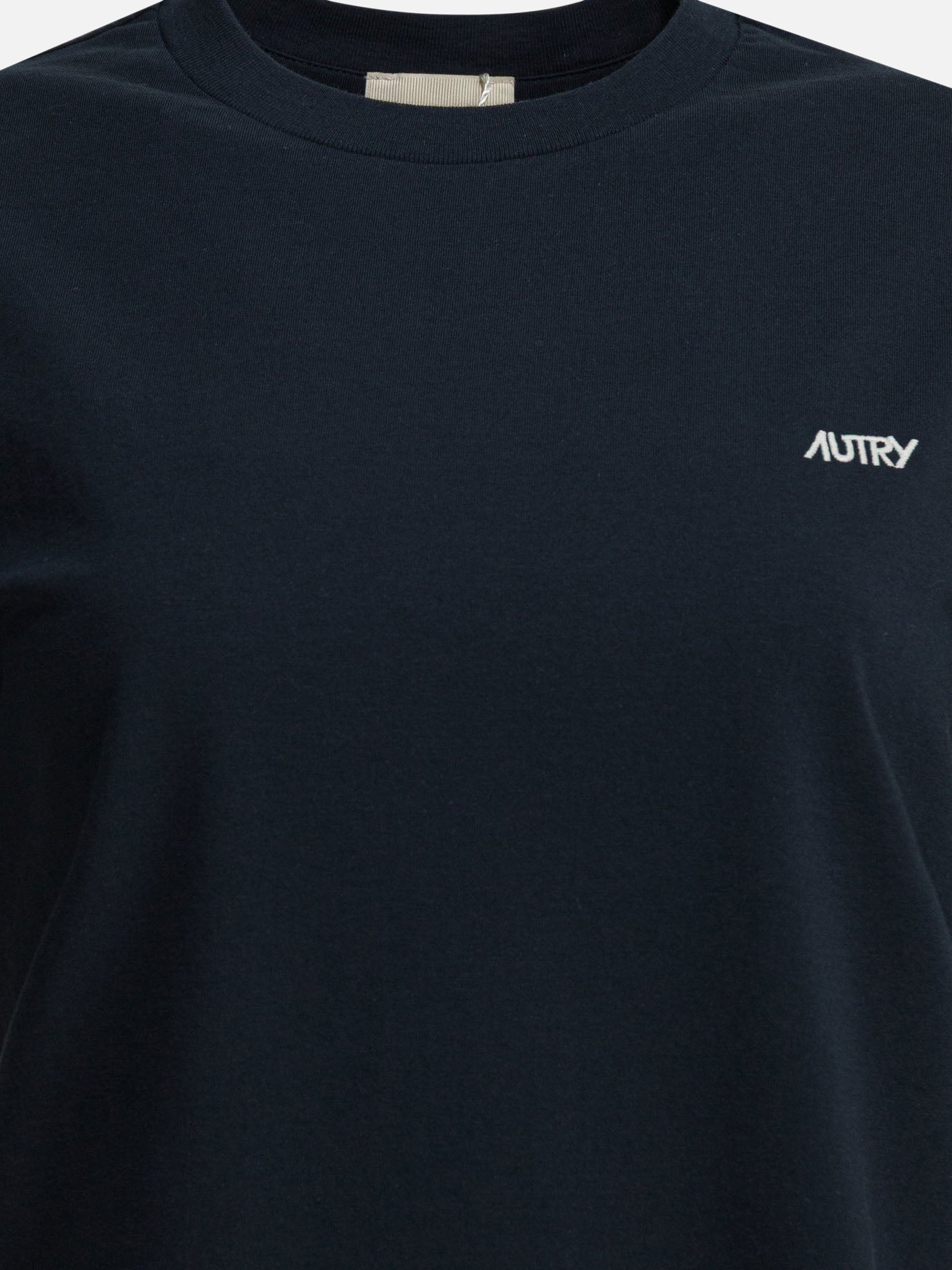 Crewneck t-shirts 100% cotton  Blue - Autry Women | PDP | VIETTI Online Store | thumbnail_3