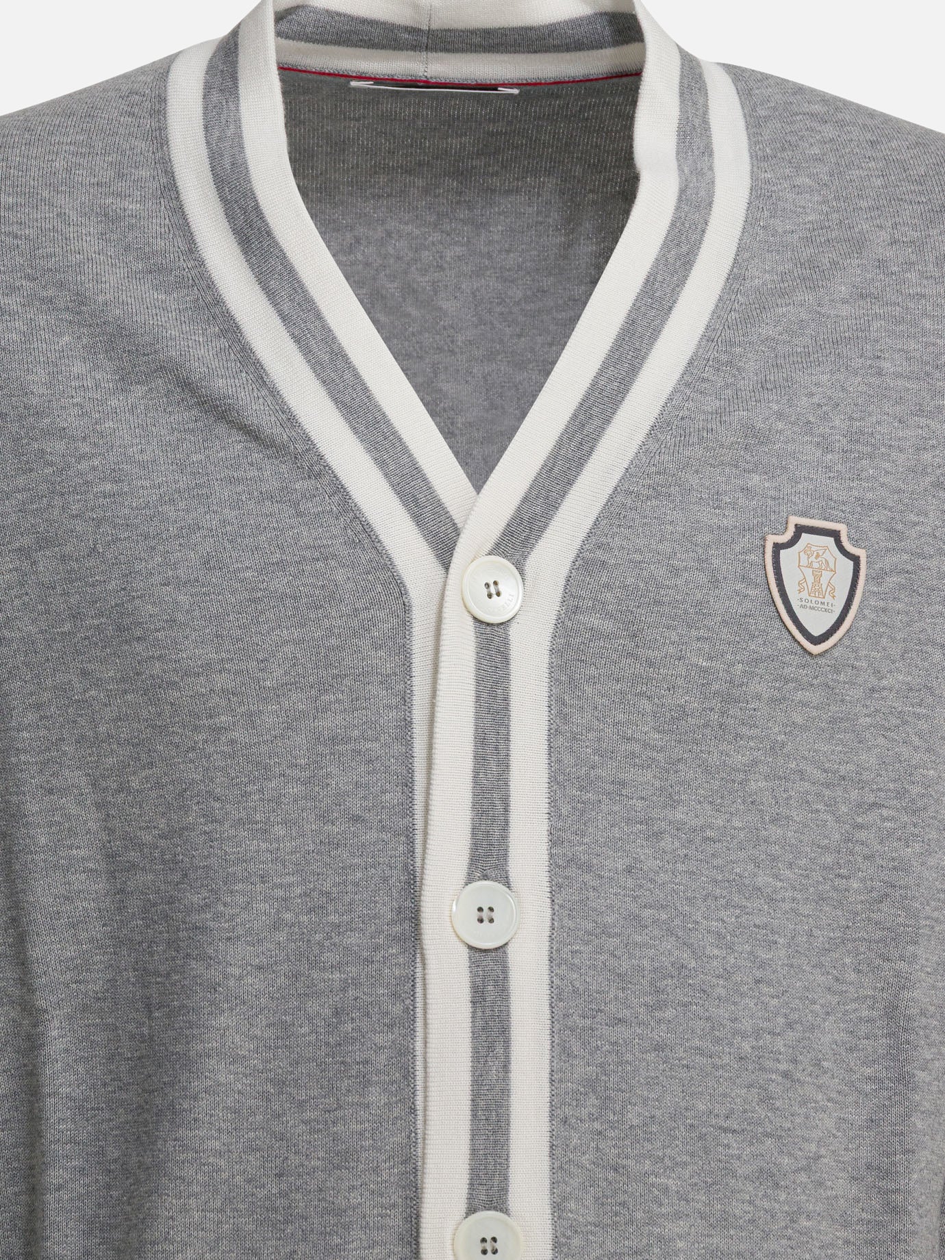 Cardigans Logo  Grey - Brunello Cucinelli Men | PDP | VIETTI Online Store | thumbnail_3