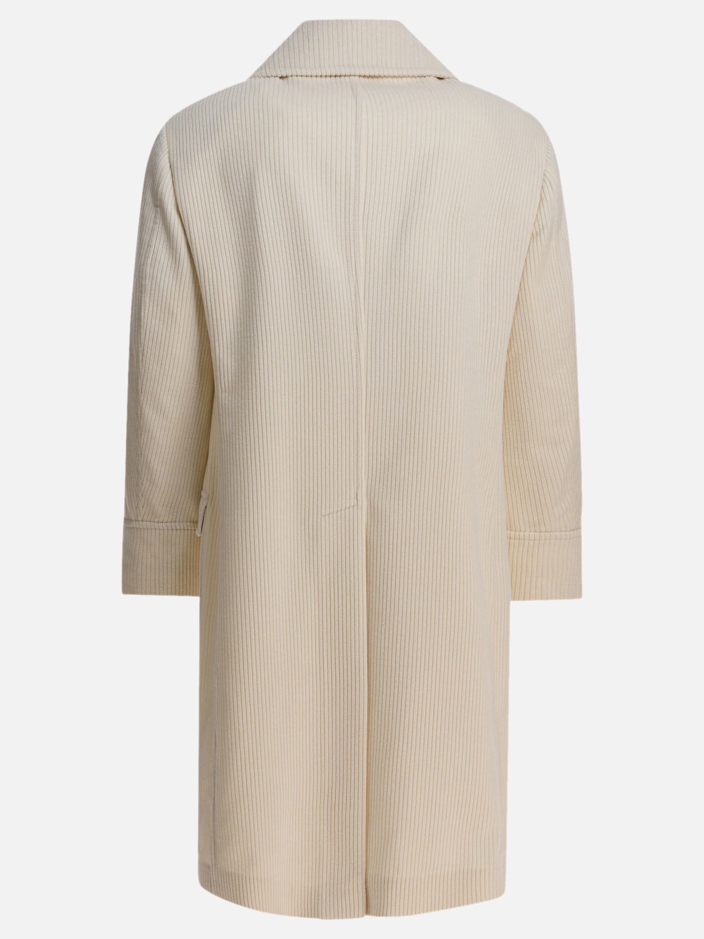 Long coats Solid colour  White - Brunello Cucinelli Men | PDP | VIETTI Online Store | thumbnail_2