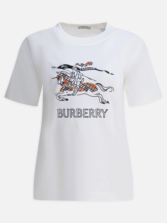 Crewneck t-shirts Logo  White - Burberry Women | PDP | VIETTI Online Store 
