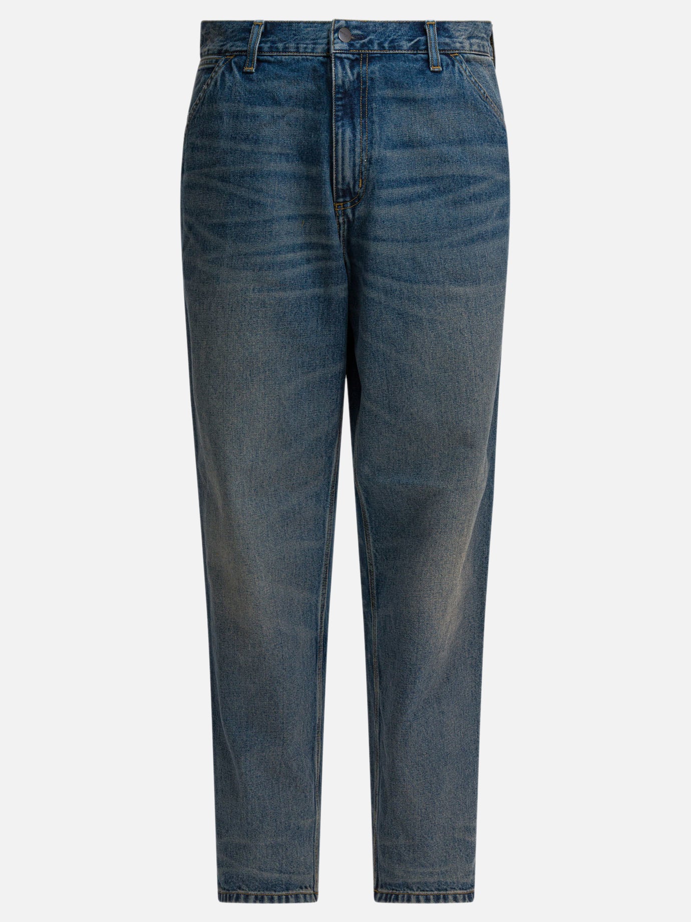 Wide-leg jeans Solid colour  Blue - Carhartt WIP Men | PDP | VIETTI Online Store | Zoom-Modal
