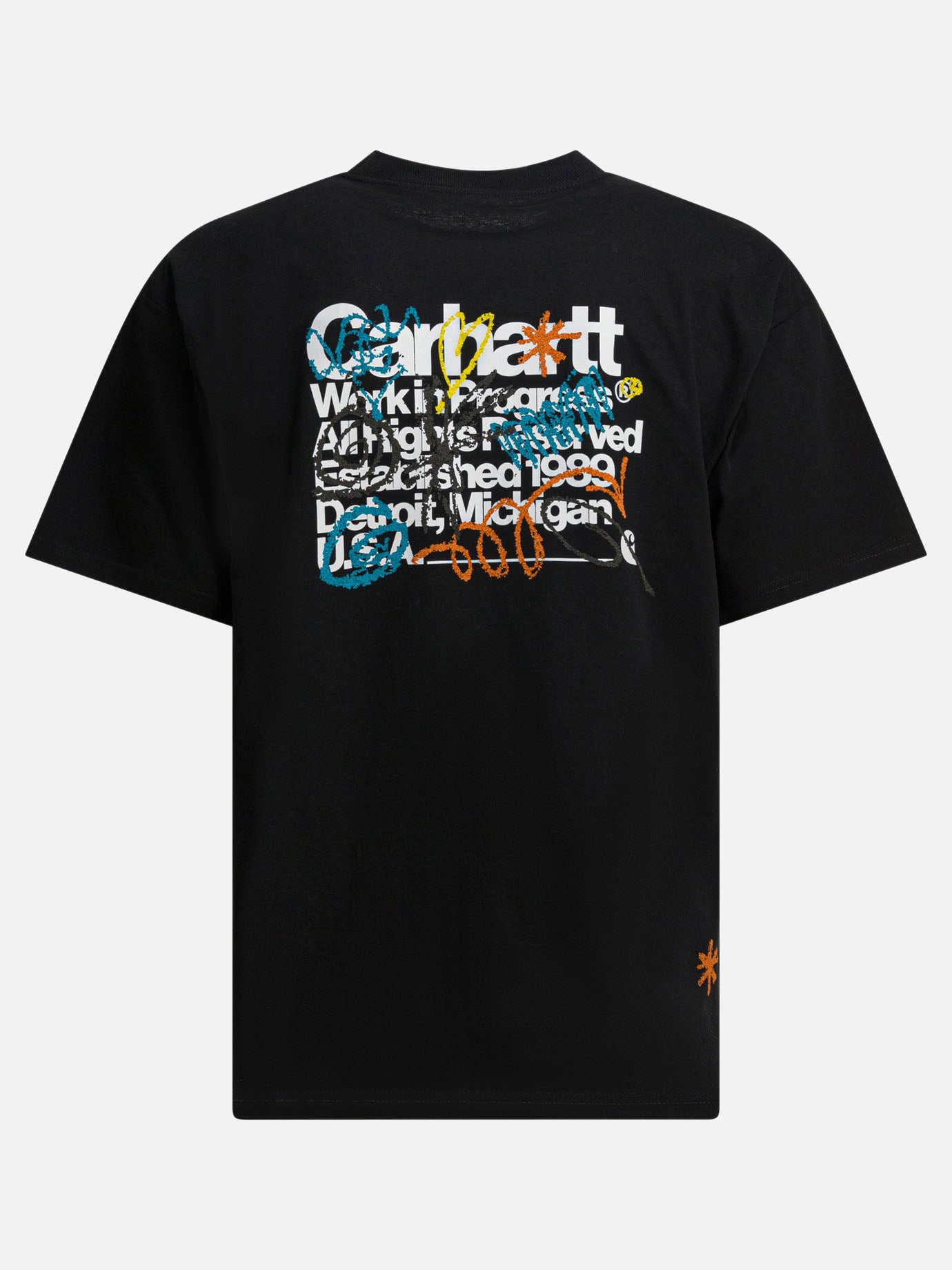 Crewneck t-shirts 100% cotton  Black - Carhartt WIP Men | PDP | VIETTI Online Store | thumbnail_2