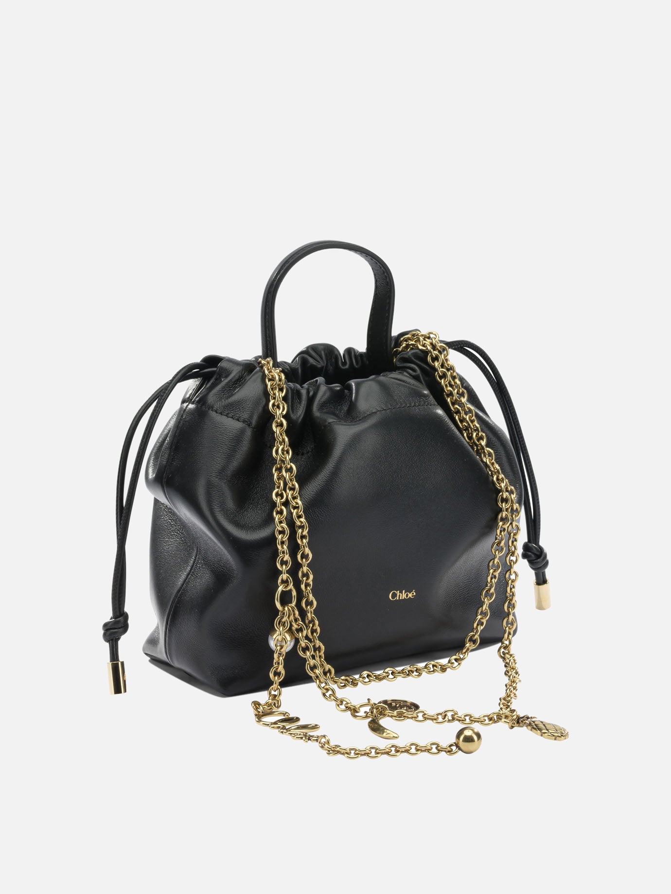 Small bags 100% lamb leather - Other fabric: 100% calf leather  Black - Chloé Women | PDP | VIETTI Online Store | thumbnail_2