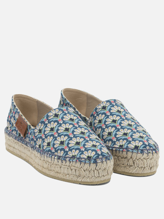 Flat espadrilles 100% cotton  Blue - Etro Women | PDP | VIETTI Online Store | 2
