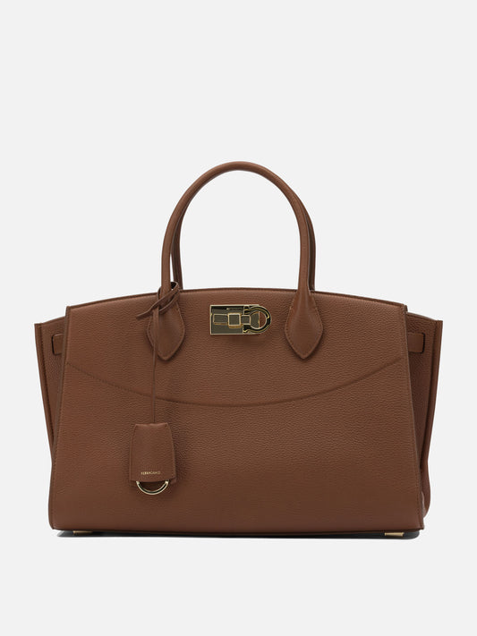 Medium bags 0785997  Brown - Ferragamo Women | PDP | VIETTI Online Store 
