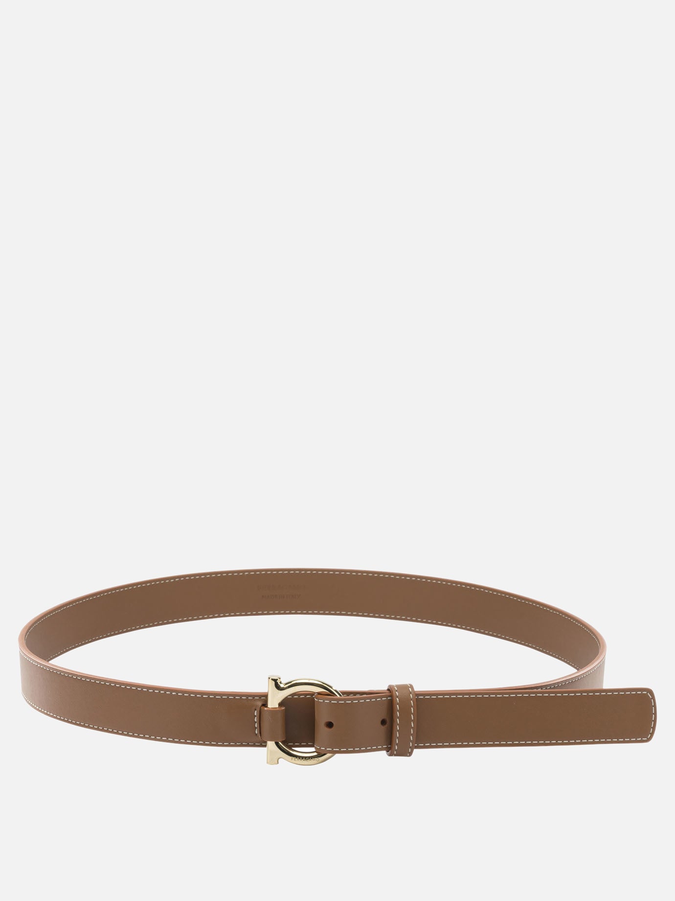 Leather belts 0790112  Beige - Ferragamo Women | PDP | VIETTI Online Store | Zoom-Modal
