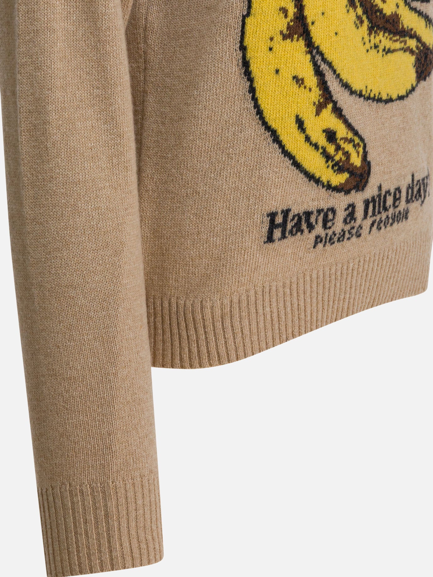 Crewneck sweaters Logo  Beige - Ganni Women | PDP | VIETTI Online Store | Zoom-Modal_4
