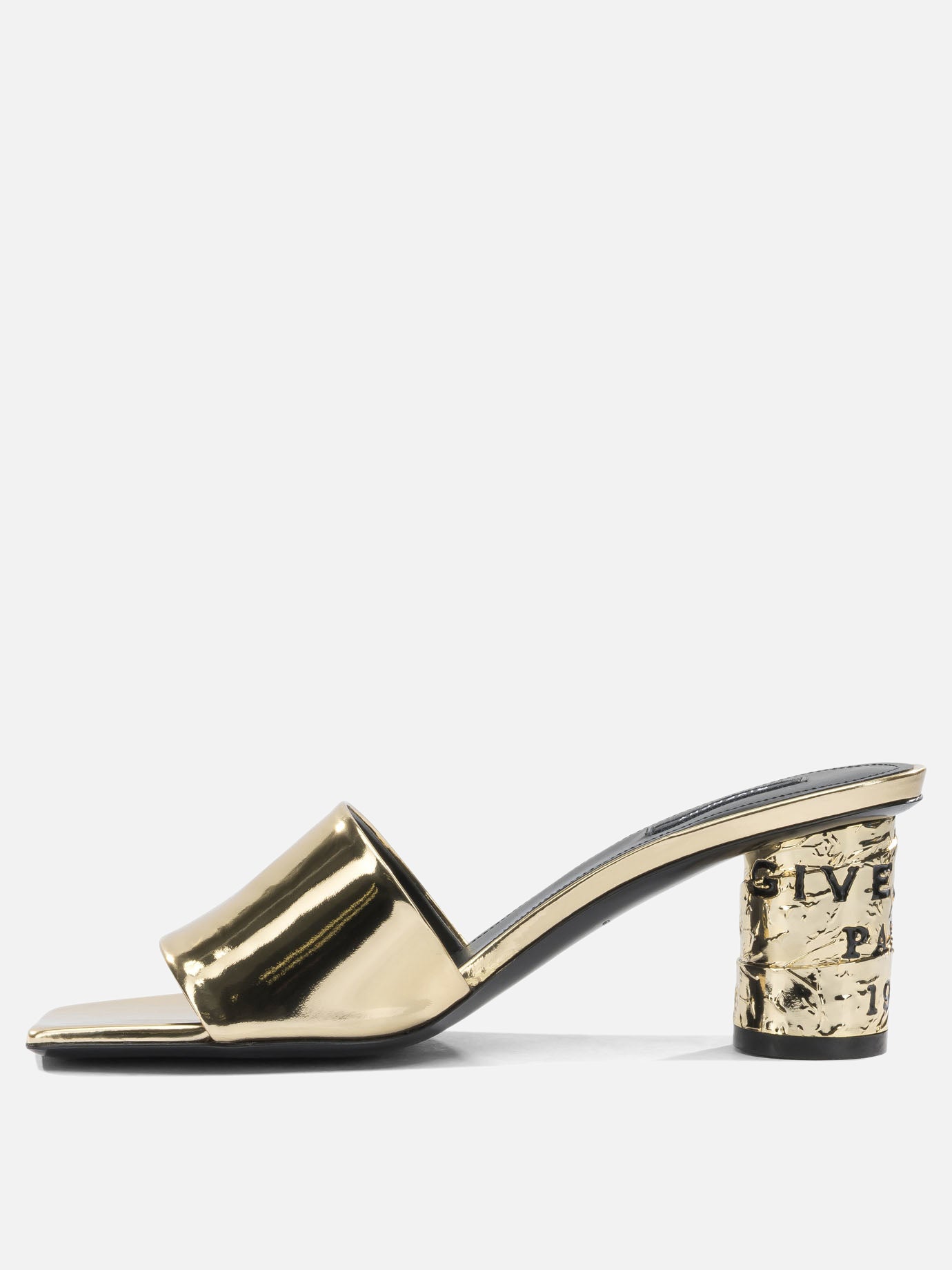 Heeled sandals 100% calf leather  Gold - Givenchy Women | PDP | VIETTI Online Store | thumbnail_3