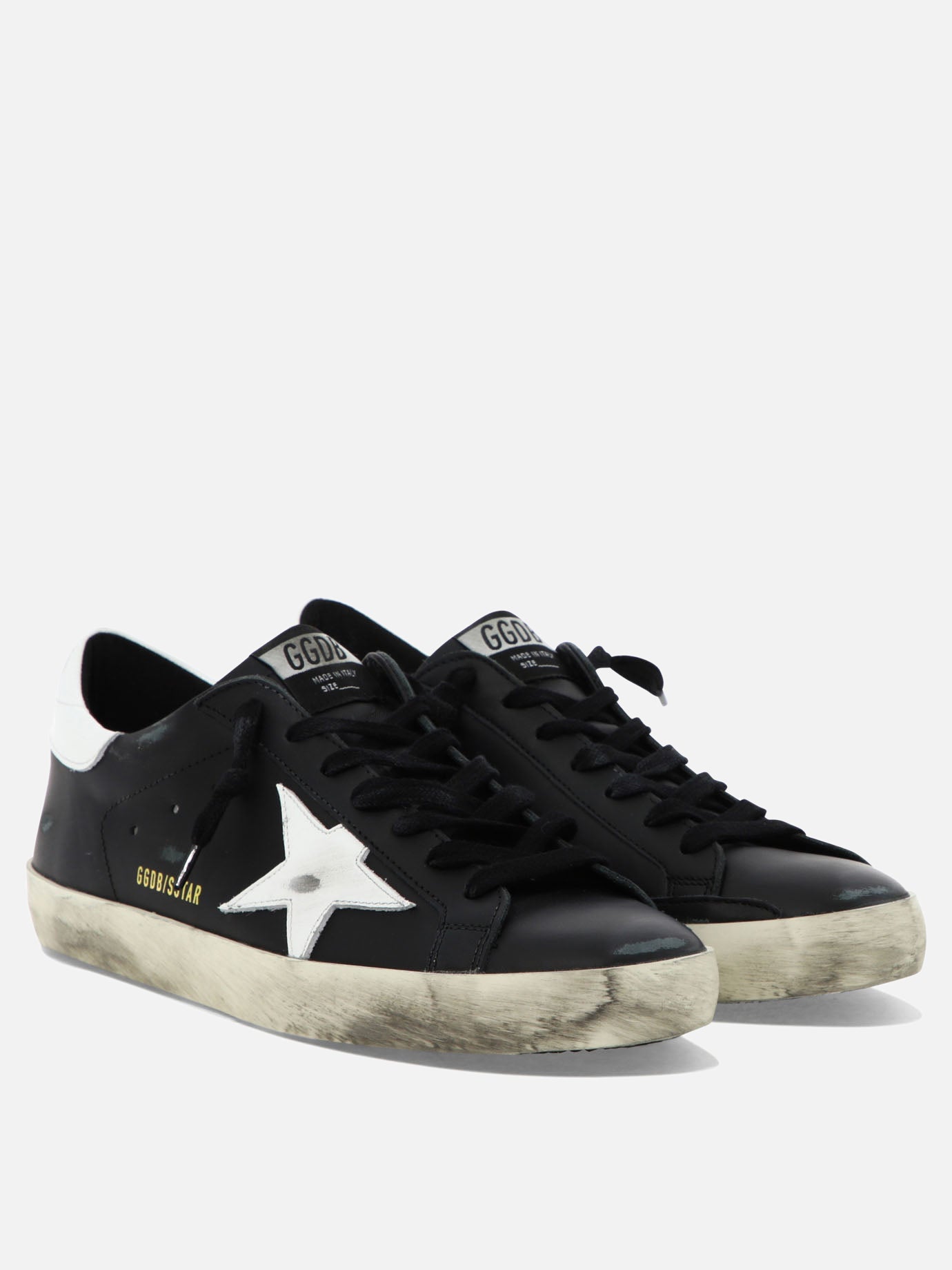 Low top sneakers 100% leather - 100% rubber  Black - Golden Goose Men | PDP | VIETTI Online Store | thumbnail_2