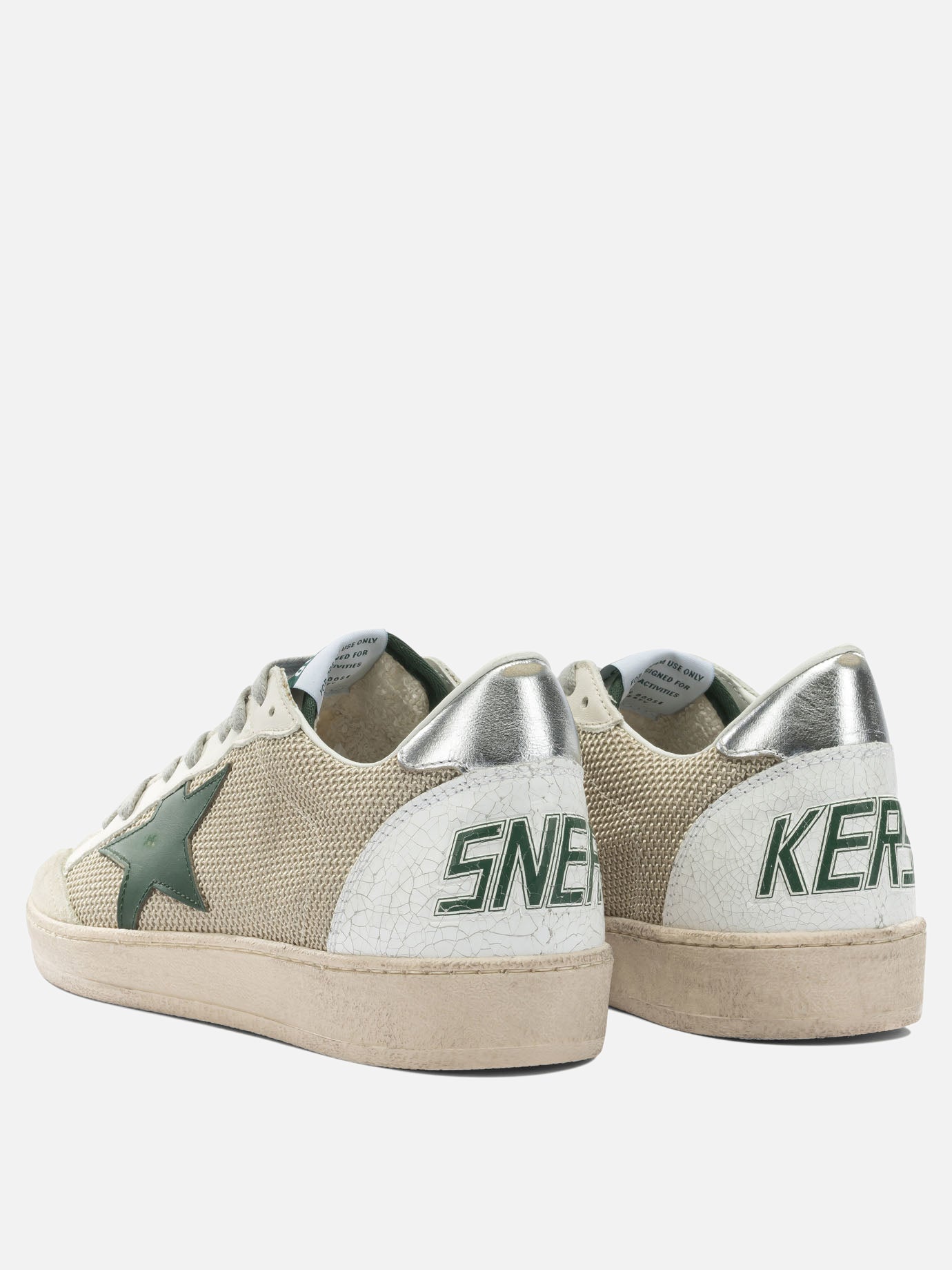 Low top sneakers 50% polyester 42% cow leather 8% polyamide - 100% rubber  White - Golden Goose Men | PDP | VIETTI Online Store | thumbnail_4