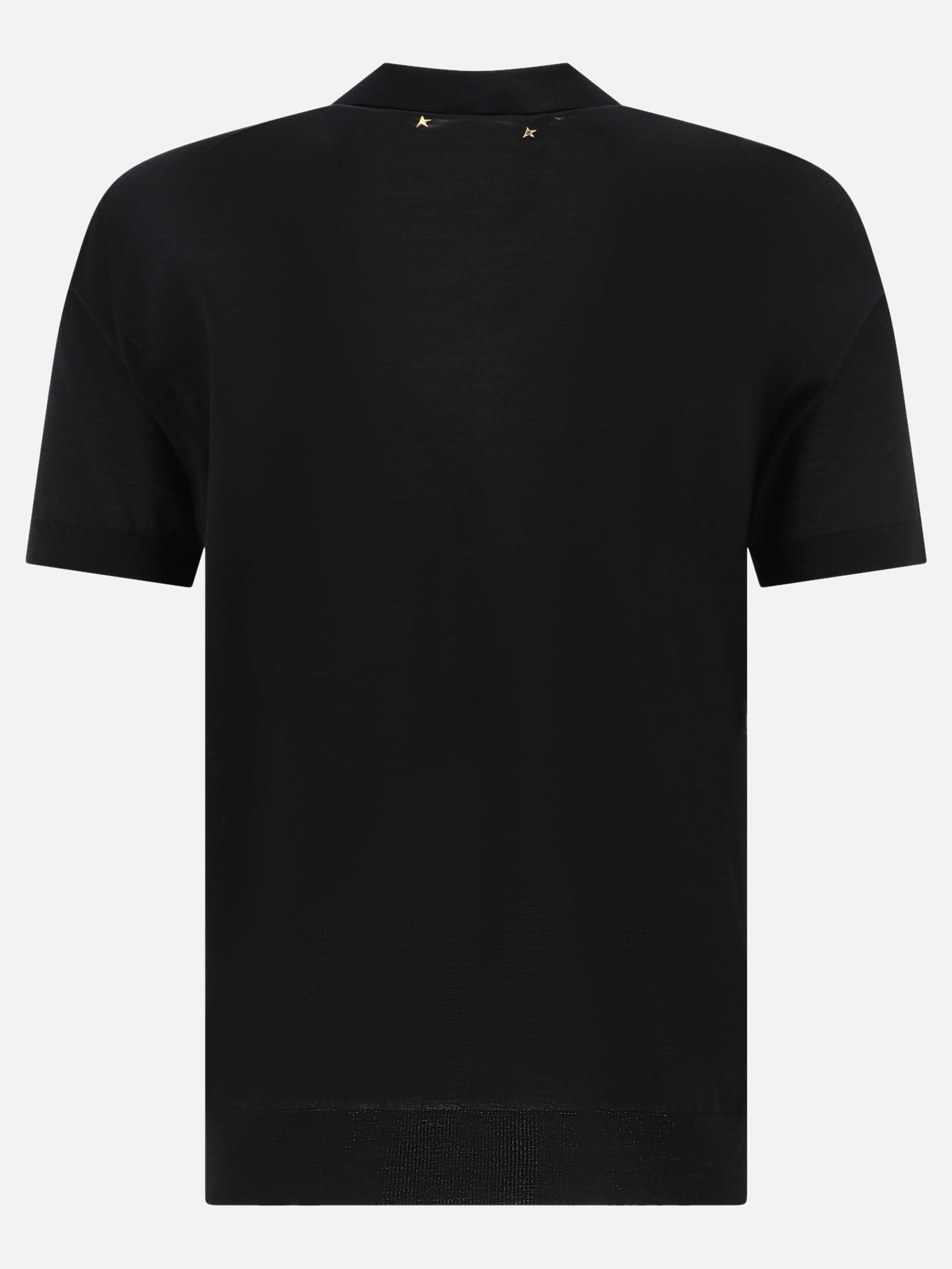Polo shirts with buttons Solid colour  Black - Golden Goose Men | PDP | VIETTI Online Store | thumbnail_2