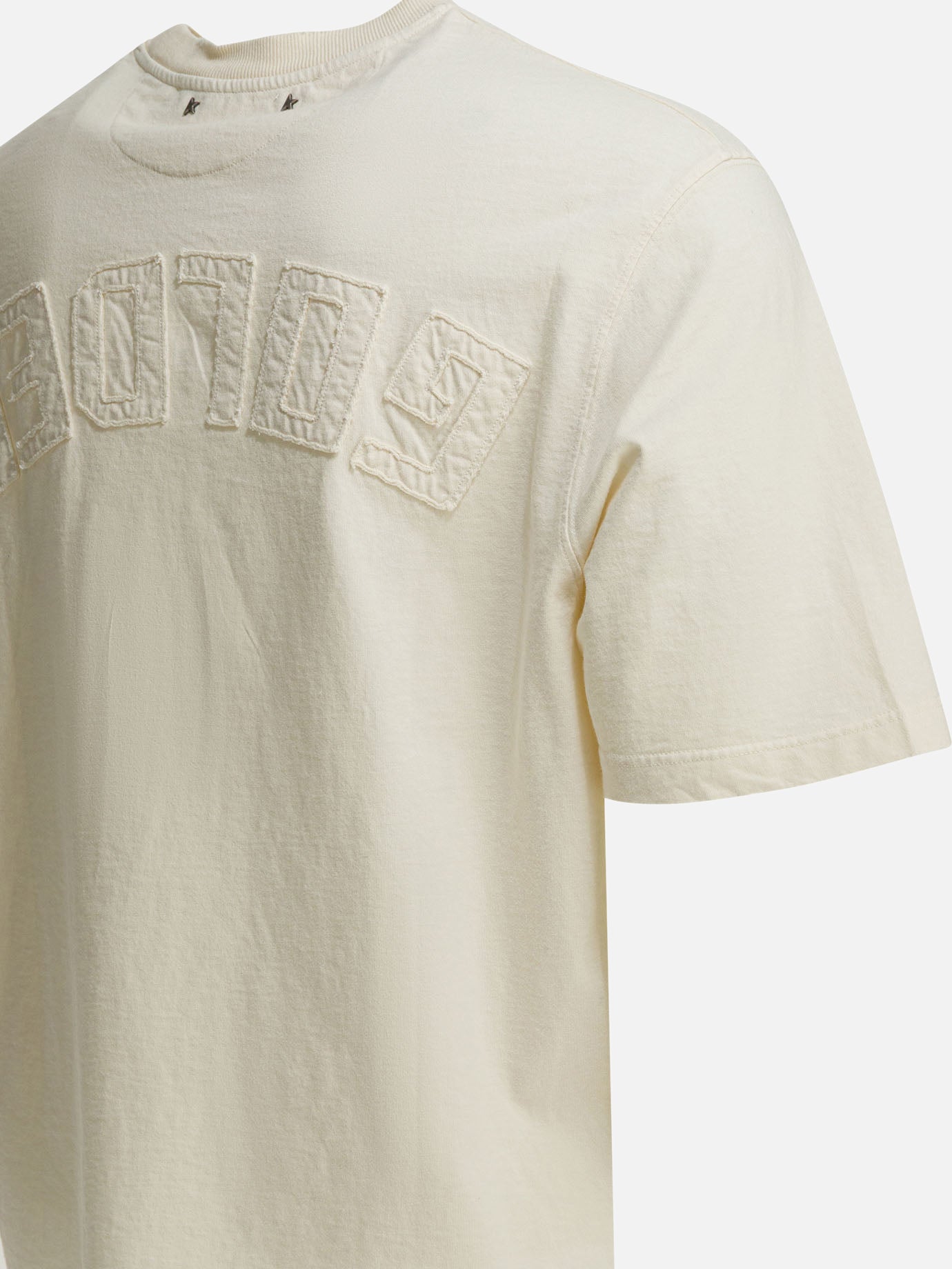 Crewneck t-shirts Logo  White - Golden Goose Men | PDP | VIETTI Online Store | Zoom-Modal_4
