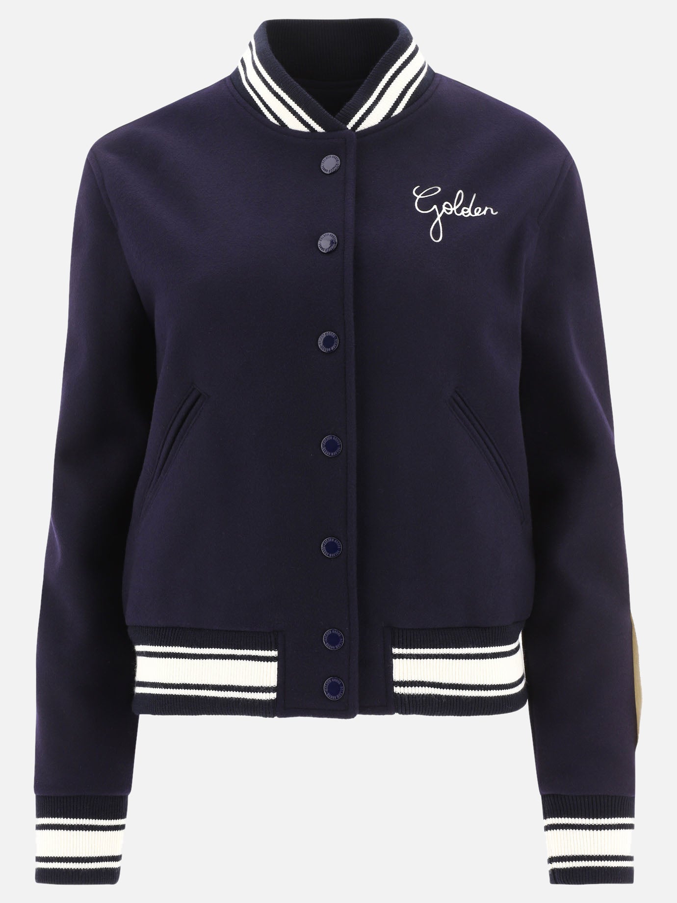 Bomber jackets Logo  Blue - Golden Goose Women | PDP | VIETTI Online Store | thumbnail