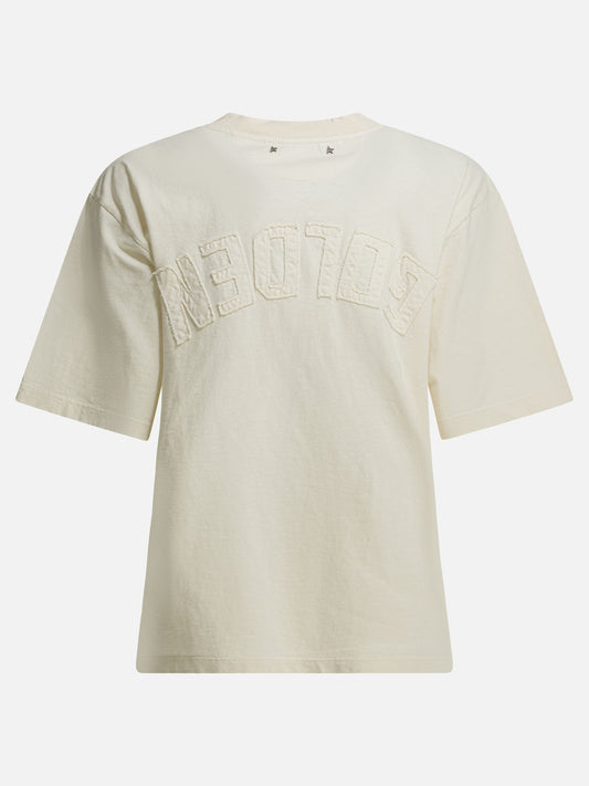 Crewneck t-shirts Logo  White - Golden Goose Women | PLP | VIETTI Online Store | 2
