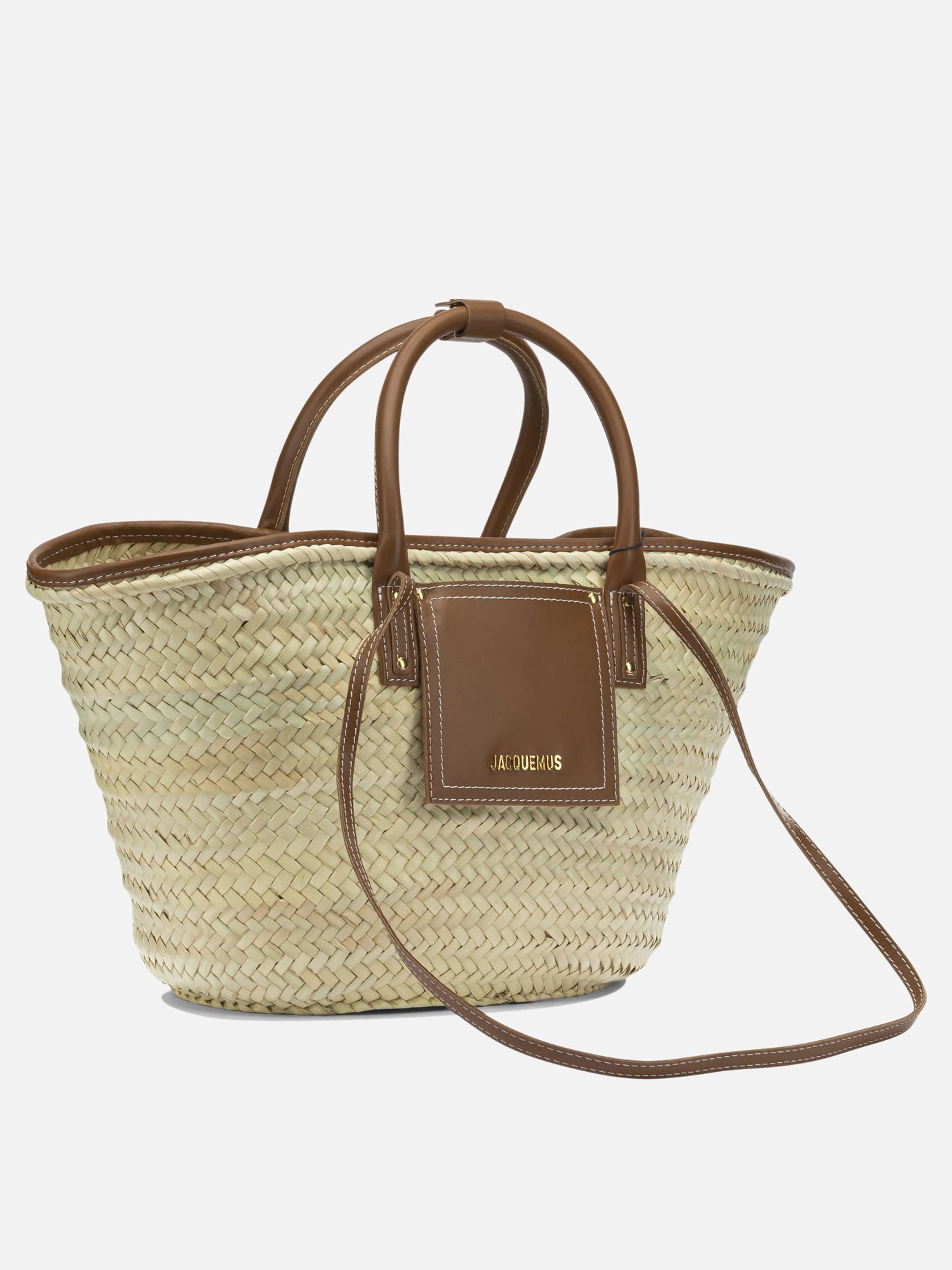 Large bags 100% palm leaves - 100% leather  Beige - Jacquemus Women | PDP | VIETTI Online Store | Zoom-Modal_2
