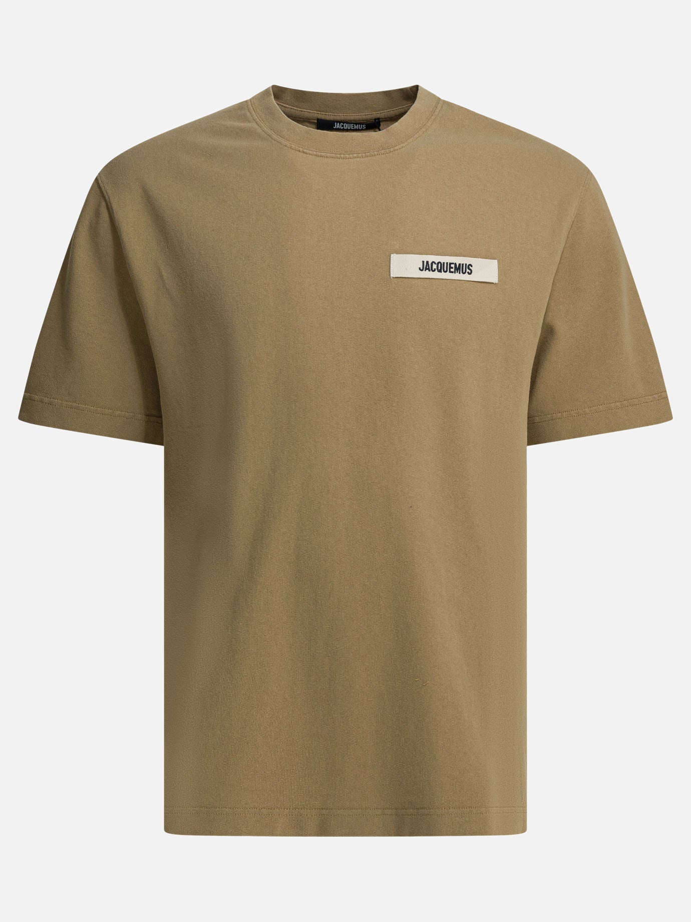 Crewneck t-shirts Logo  Beige - Jacquemus Men | PDP | VIETTI Online Store | thumbnail