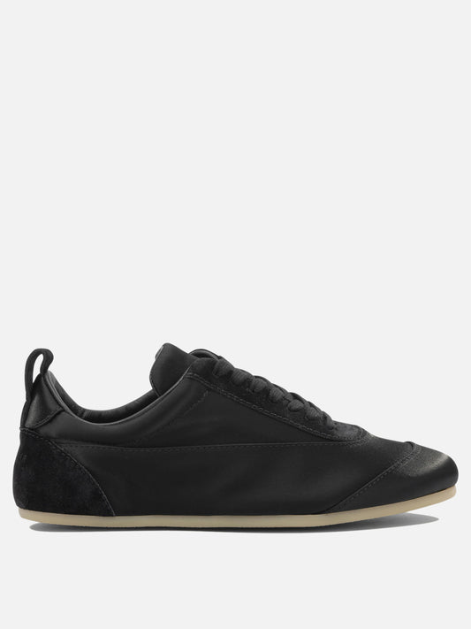 Low top sneakers 44% cotton 36% acetate 16% polyamide 4% elastane - 100% rubber  Black - Jil Sander Women | VIETTI Online Store 

