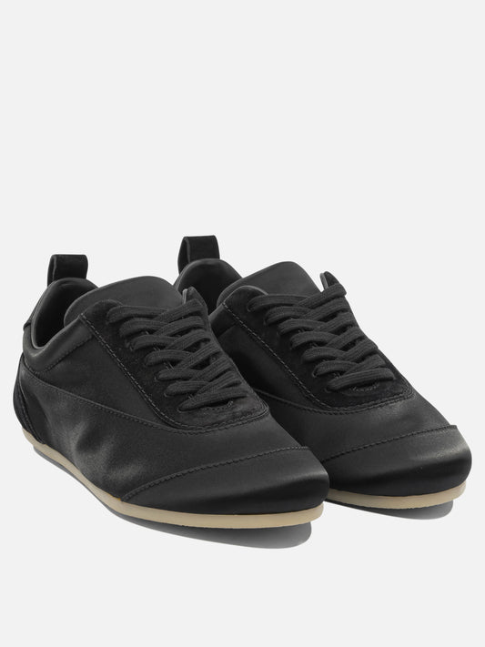 Low top sneakers 44% cotton 36% acetate 16% polyamide 4% elastane - 100% rubber  Black - Jil Sander Women | VIETTI Online Store | 2

