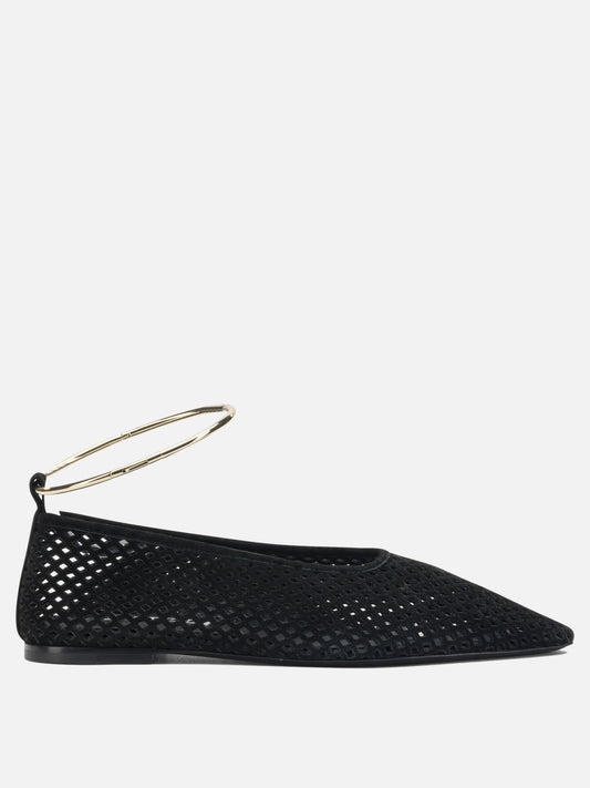 Classic ballet flats 100% goat leather - 100% calf leather  Black - Jil Sander Women | VIETTI Online Store 
