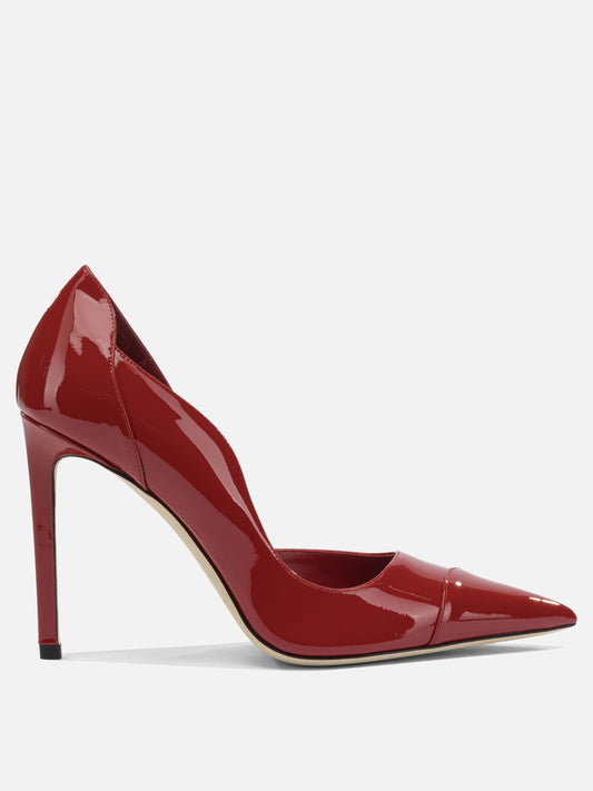 Pumps 88% leather 5% salpa 3% metal 4% plastic - 100% calf  Red - Jimmy Choo Women | PLP | VIETTI Online Store 

