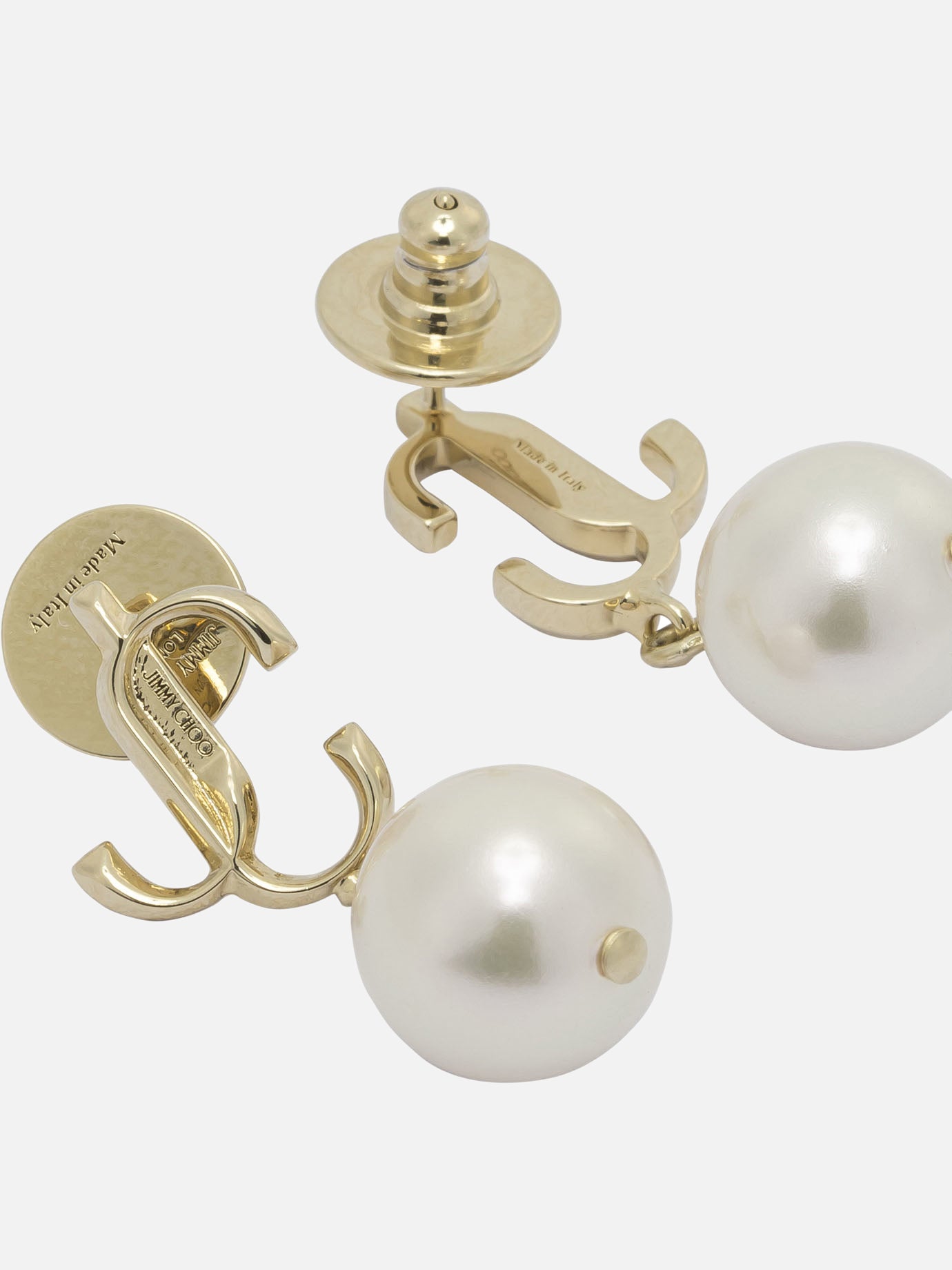 Earrings 80% brass 20% polycarbonate  Gold - Jimmy Choo Women | PDP | VIETTI Online Store | Zoom-Modal_2
