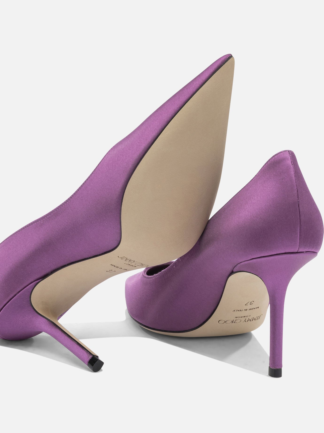 Pumps 77% textile 10% leather 5% salpa 5% plastic 3% metal - 100% calf  Purple - Jimmy Choo Women | PDP | VIETTI Online Store | Zoom-Modal_5
