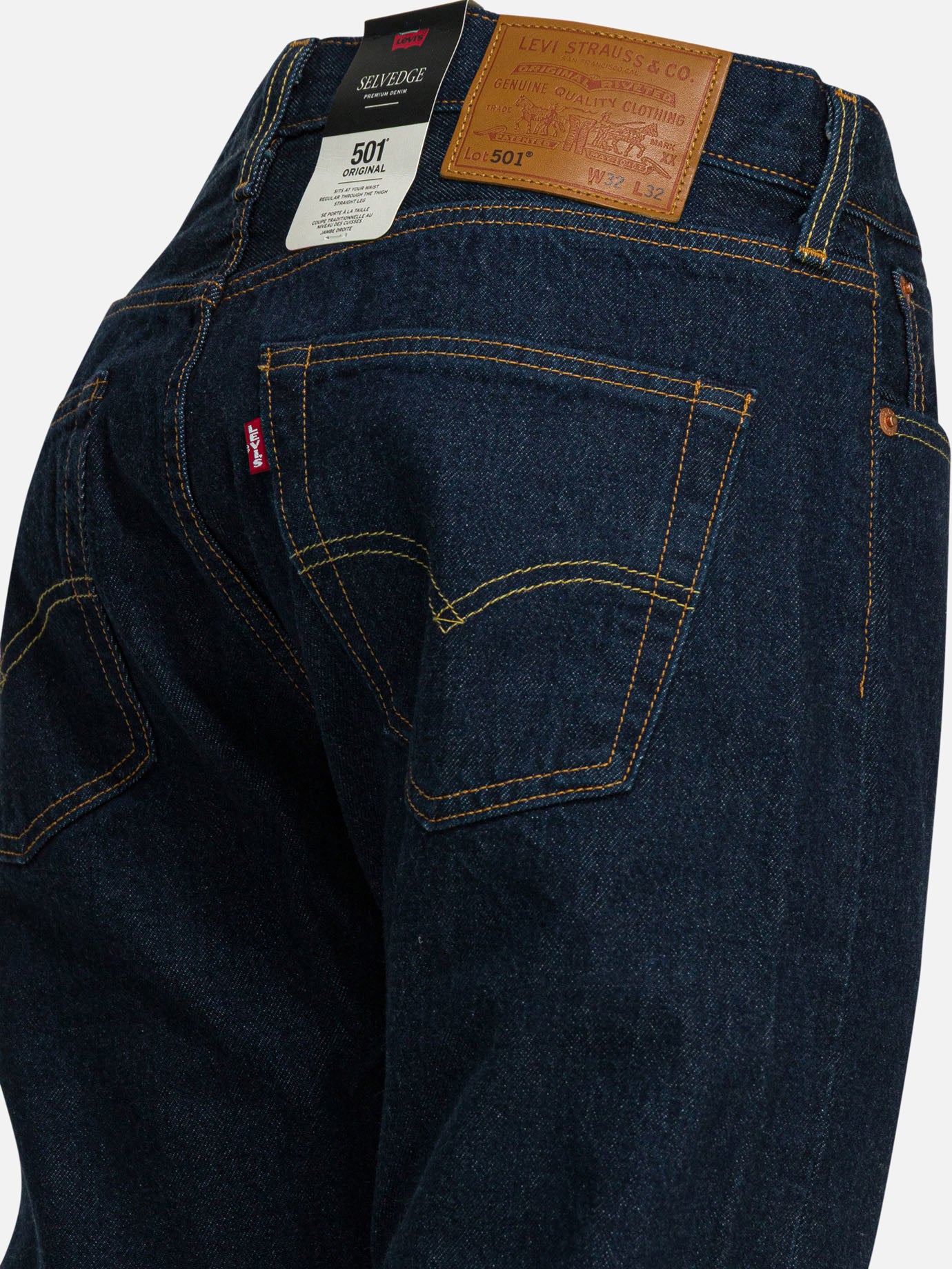 Straight-leg jeans Solid colour  Blue - Levi's Men | PDP | VIETTI Online Store | thumbnail_4