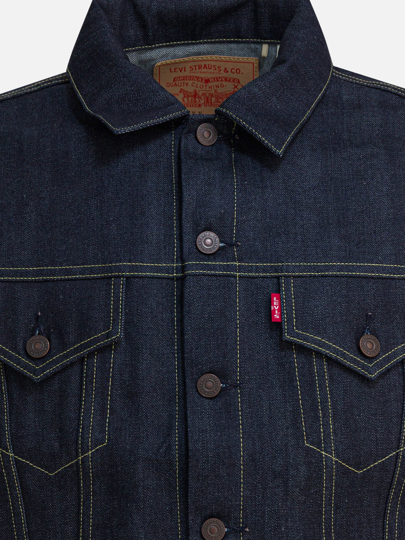 Denim jackets Solid colour  Blue - Levi's Men | PDP | VIETTI Online Store | Zoom-Modal_3
