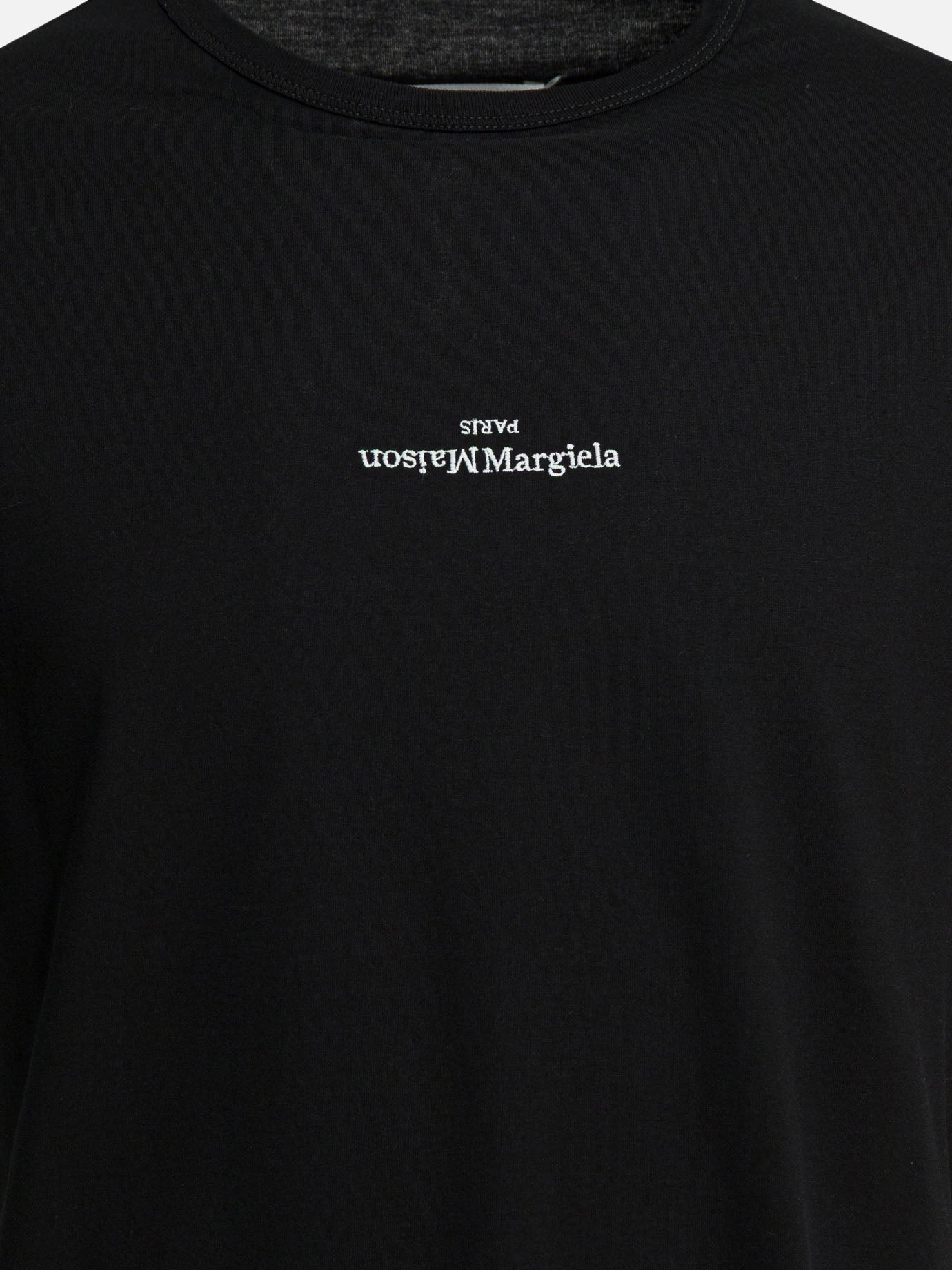 Crewneck t-shirts Logo  Black - Maison Margiela Men | PDP | VIETTI Online Store | thumbnail_3